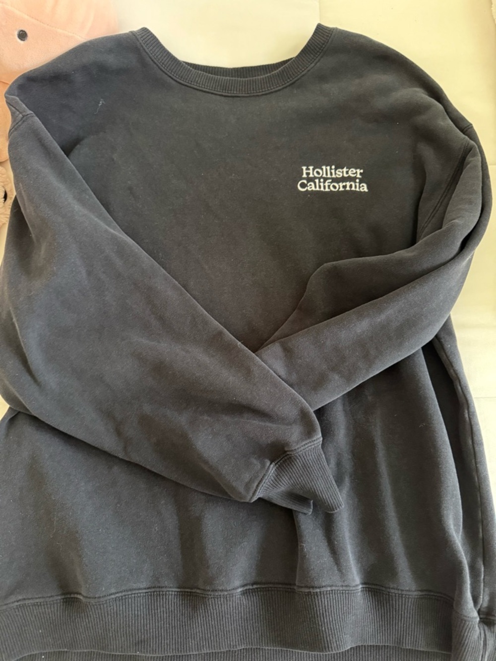 Hollister Black Crewneck